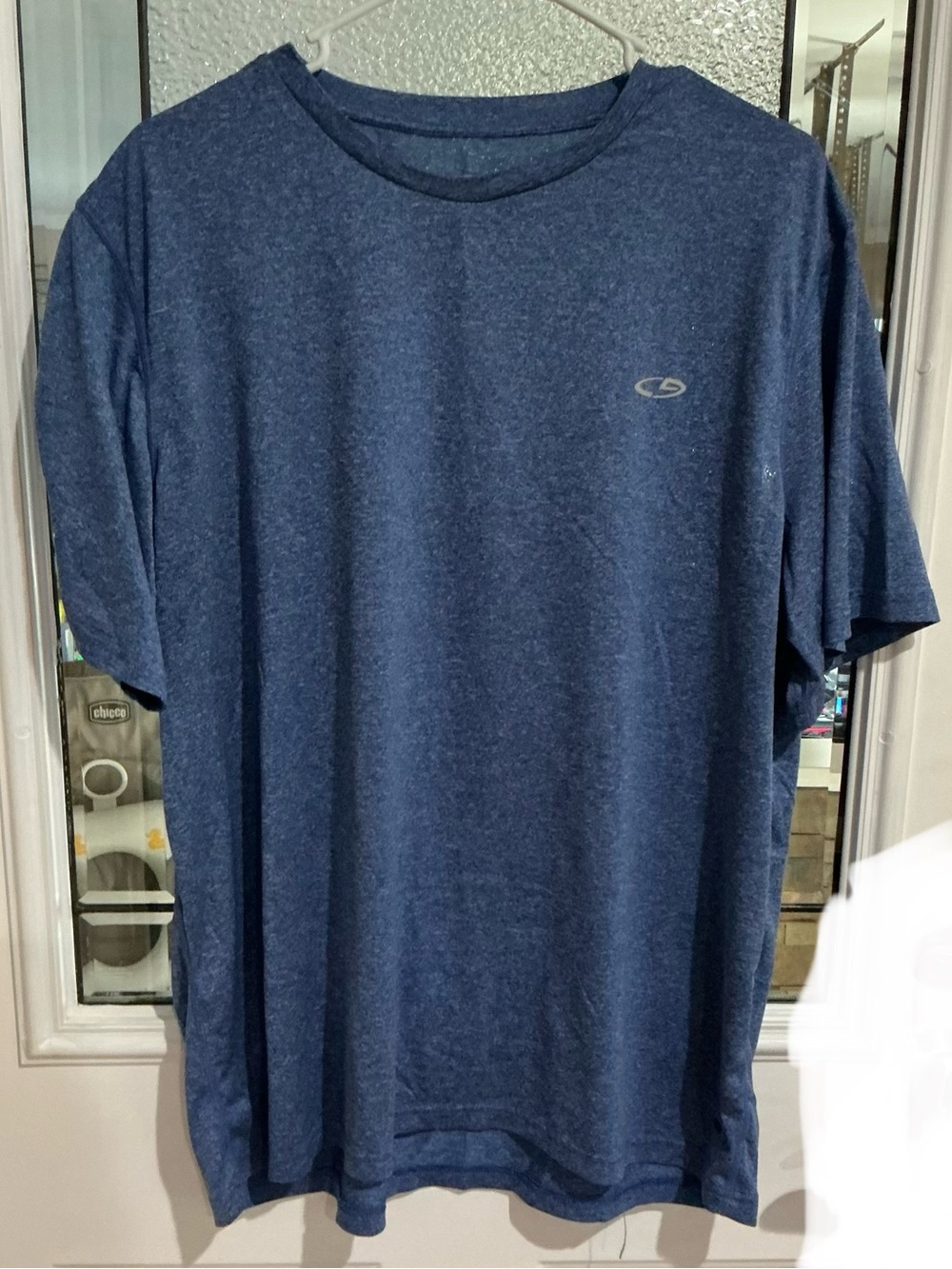 Champion Heathered Navy Short Sleeve Crew Tee DP